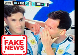 Soccer mouth-covering rule misapplied to Messi